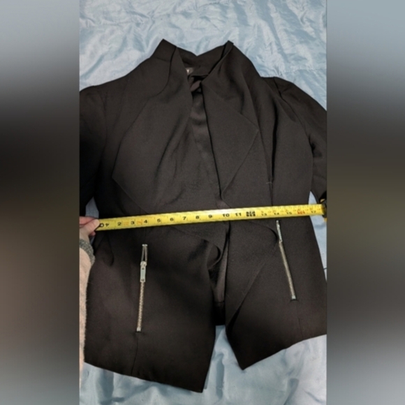 DKNY Black Draped Blazer - Picture 5 of 9